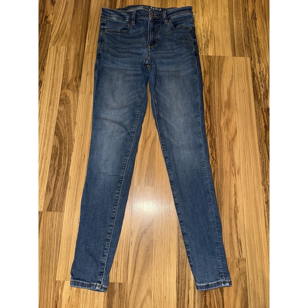 American Eagle Women's 2 Jeans Blue Jegging‎ Next Level Stretch
